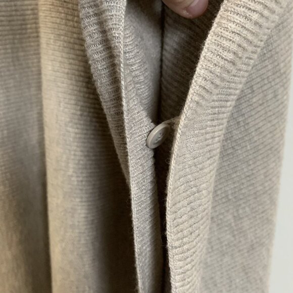 Pure Jill Women’s Ombre Poncho Sweater One Size Boho Coastal Fall Quiet Luxury - Picture 4 of 6